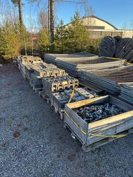Anleggsgjerder - 60 stk x 2 m / 30 stk x 1 m